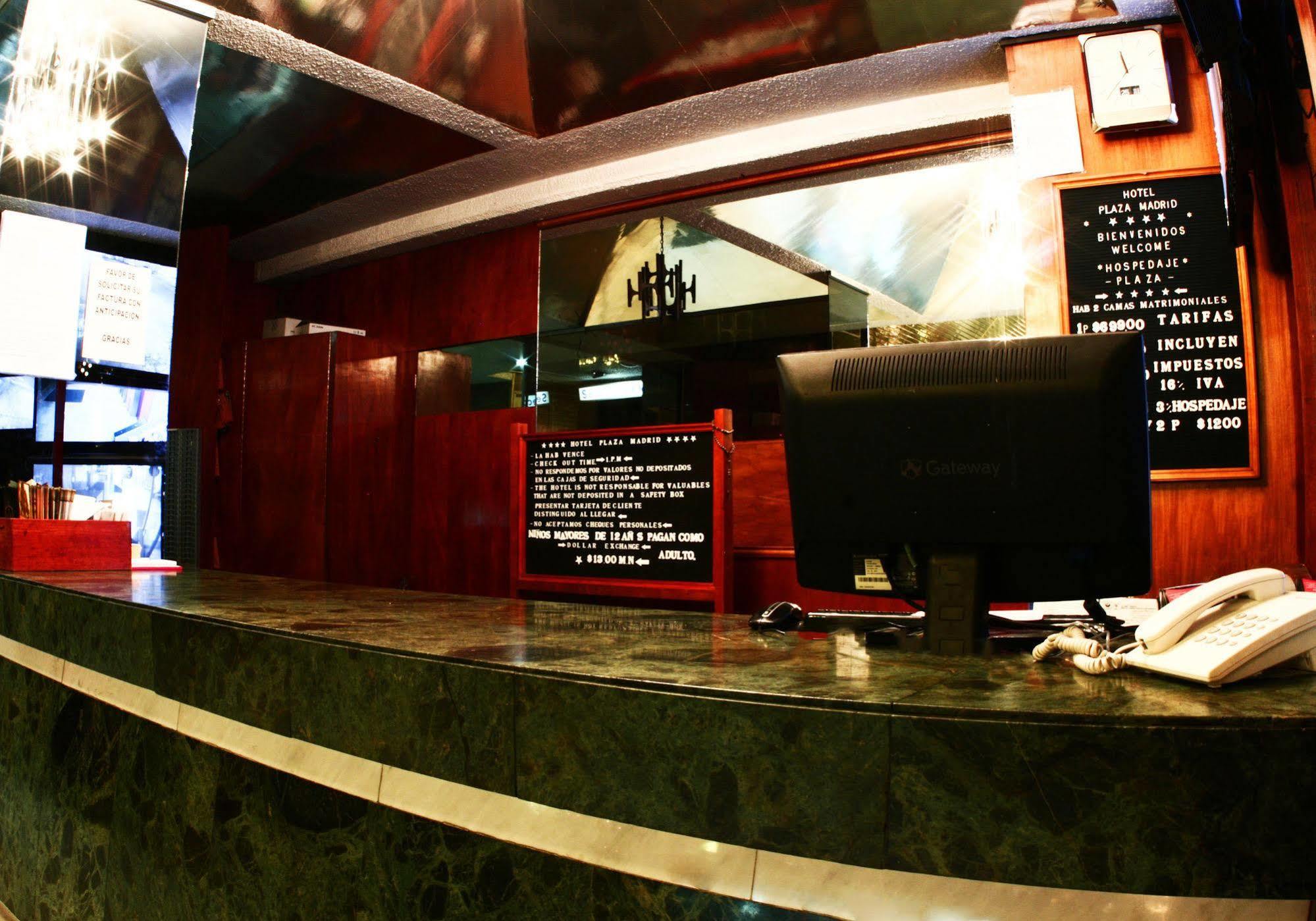 Hotel Plaza Madrid Mexico City Luaran gambar